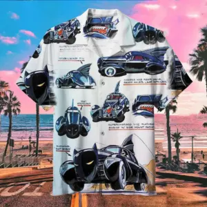 The Original Batmobile Hawaiian Shirt