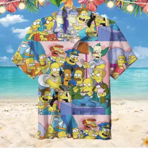 The Simpsons Unisex Hawaiian Shirt