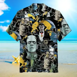 Universal Horror Hawaiian Shirt 74Ve