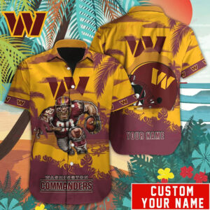 WashingtonCommandersHawaiianShirtMascotCustomizeYourName_1024x1024.jpg Washington Commanders Hawaiian Shirt Mascot Customize Your Name