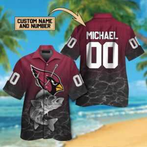 Arizona Cardinals Personalized Button Shirt BB847