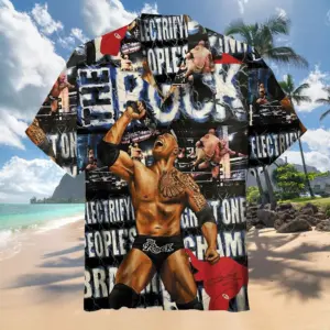 Wwe Dwayne Johnson Unisex Hawaiian Shirt
