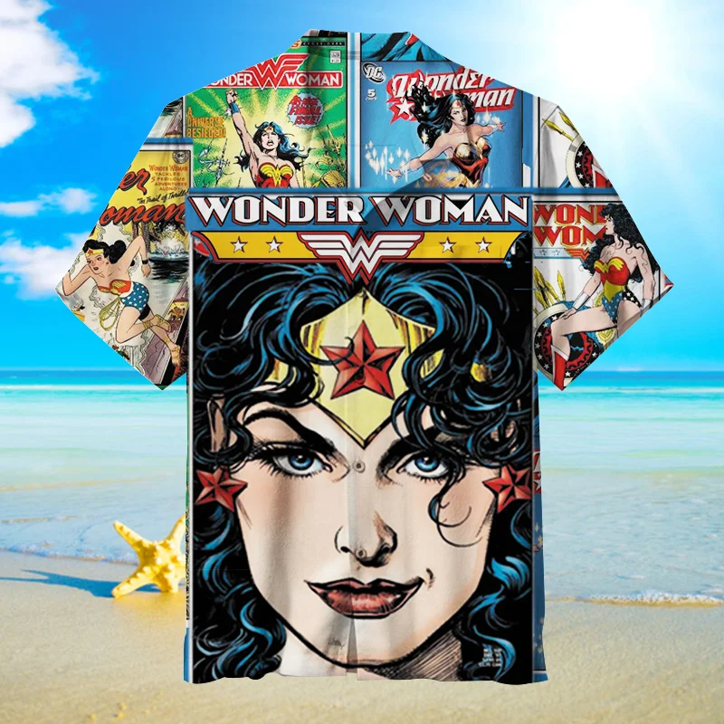 Wonder Woman Unisex Hawaiian Shirt