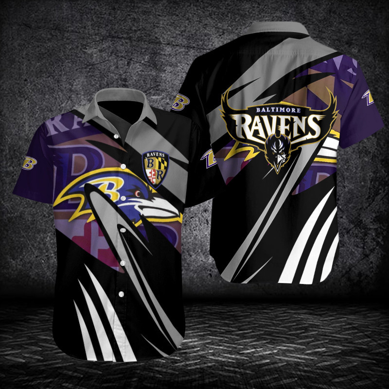 Baltimore Ravens Button Shirt BG638