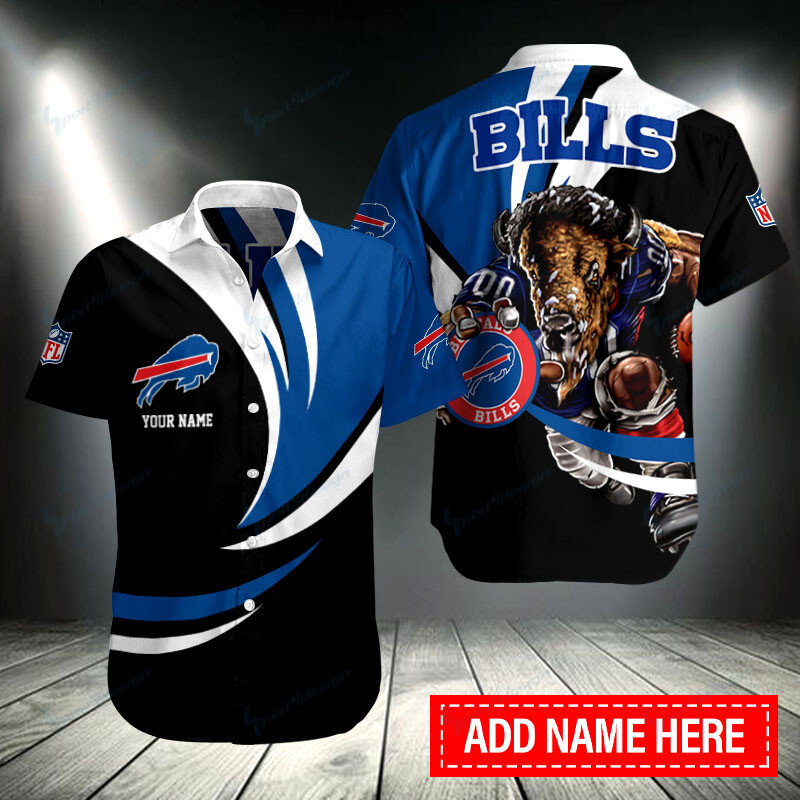 Buffalo Bills Personalized Button Shirt BB287