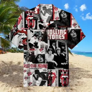 The Rolling Stones Unisex Hawaiian Shirt