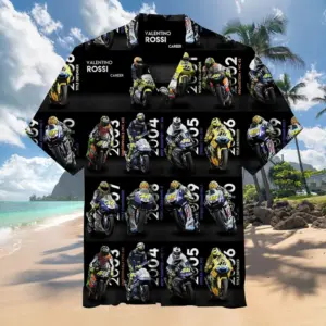 Valentino Rossi Hawaiian Shirt