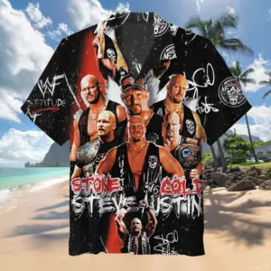 Wwe Unisex Hawaiian Shirt
