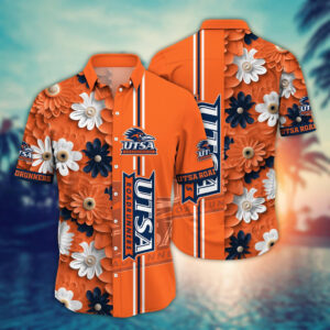 UTSA Roadrunners NCAA3 Flower Hawaii Shirt And Tshirt For Fans, Summer Football Shirts