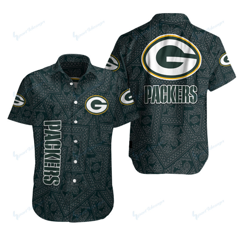 Green Bay Packers Button Shirt BB095