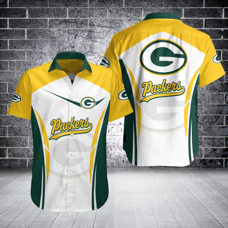Green Bay Packers Button Shirt BB502