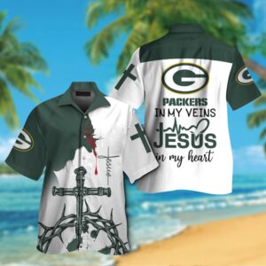 Green Bay Packers Button Shirt BB812