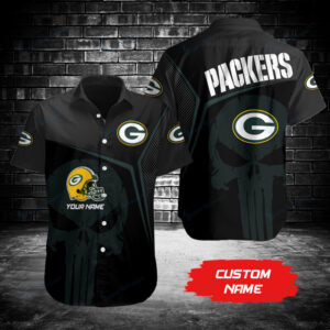 Green Bay Packers Personalized Button Shirt BG999
