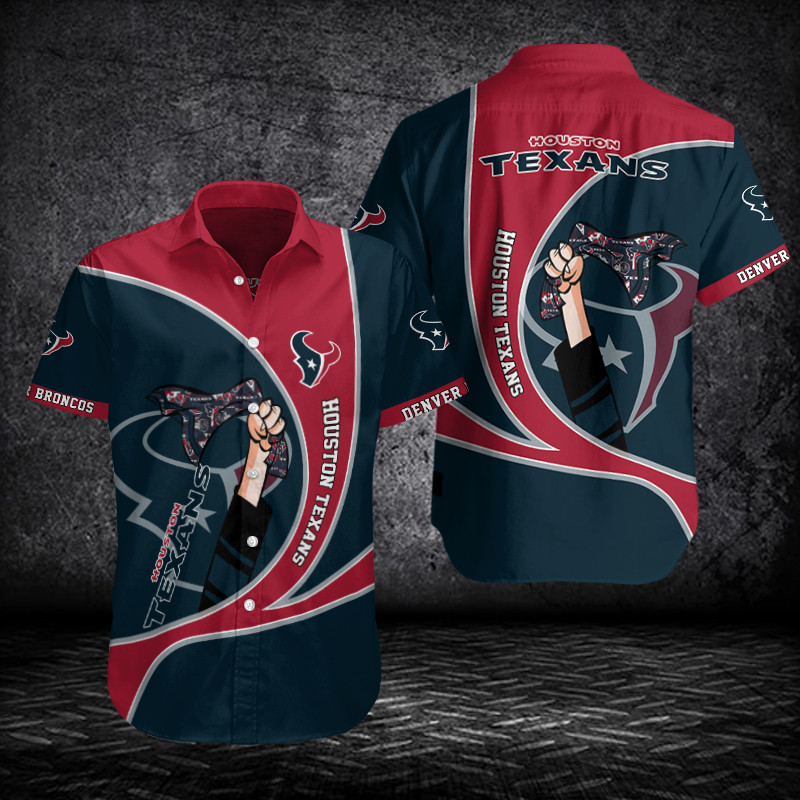 Houston Texans Button Shirt & Shorts BB612