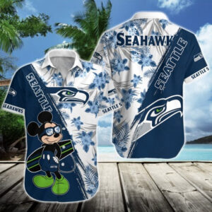 Seattle Seahawks Button Shirt BG802