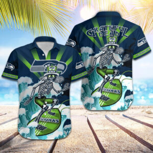 Seattle Seahawks Button Shirt BG846