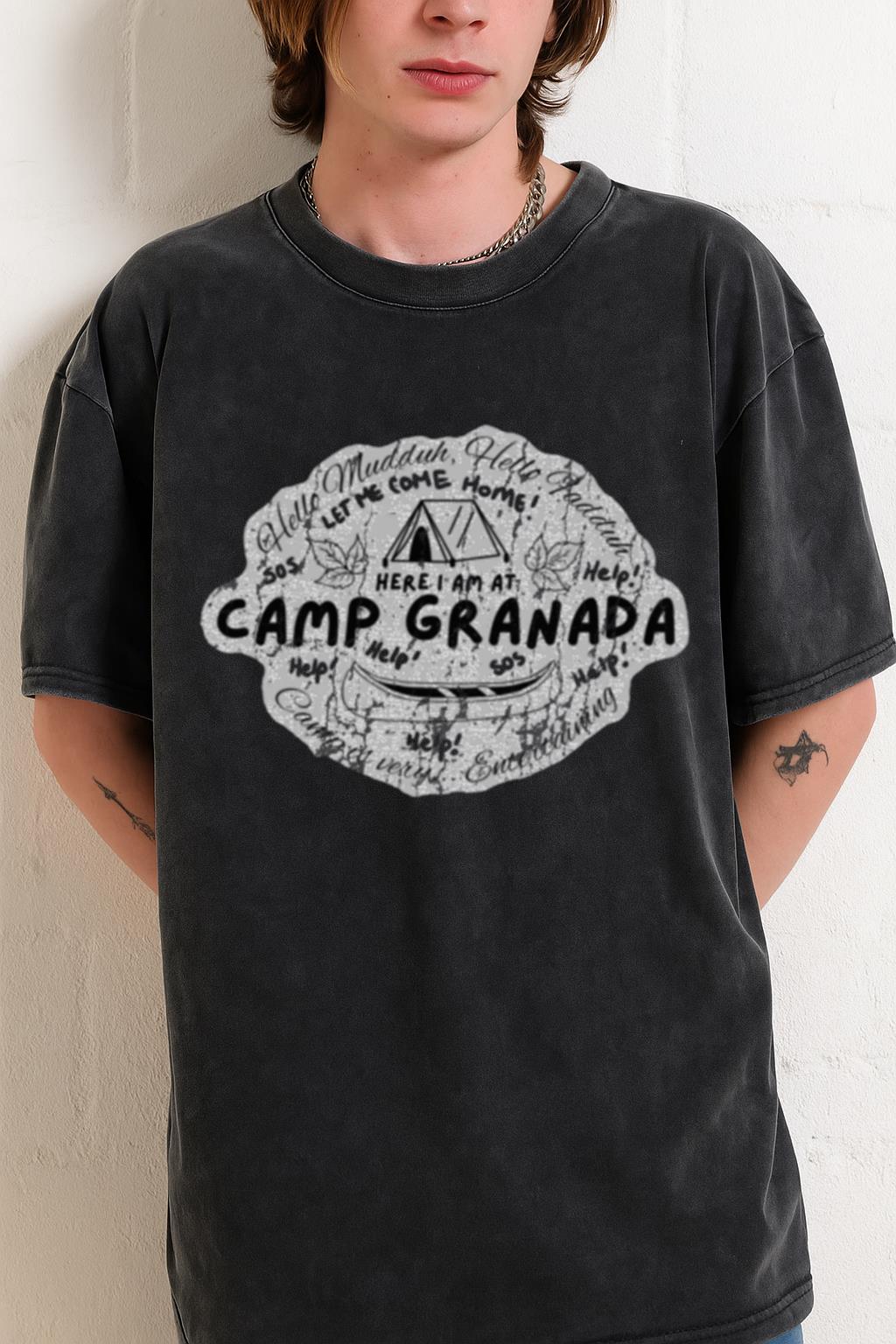 Camp Granada T-Shirt | Hello Muddah Hello Fadduh Summer Camp Tee - Image 2