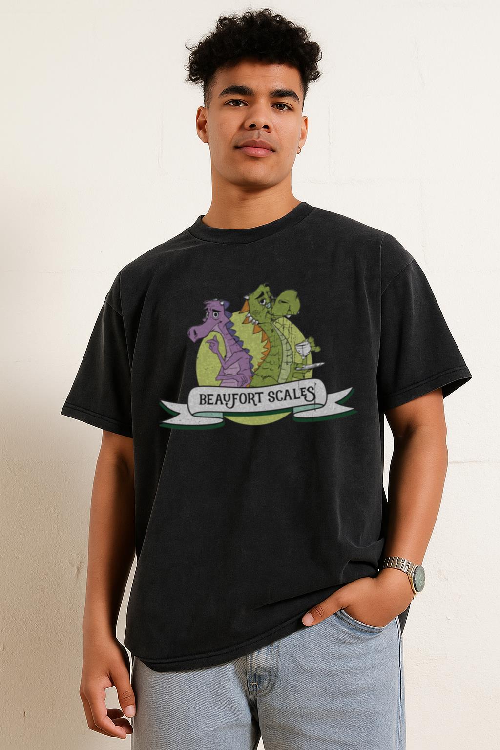 Cute Beaufort Scales Dragon T-Shirt | Cozy Mystery Book Fan Tee