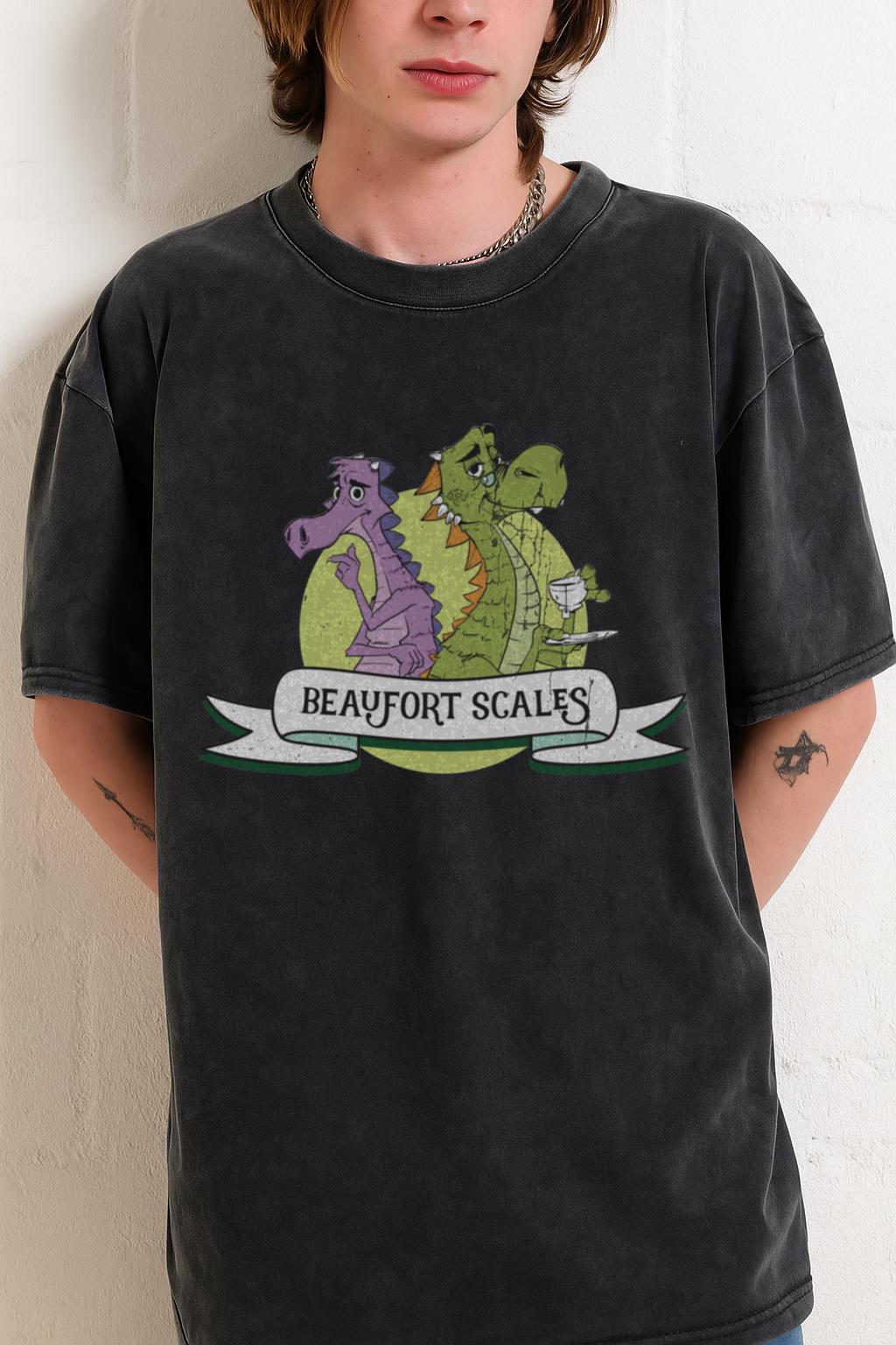 Cute Beaufort Scales Dragon T-Shirt | Cozy Mystery Book Fan Tee - Image 2