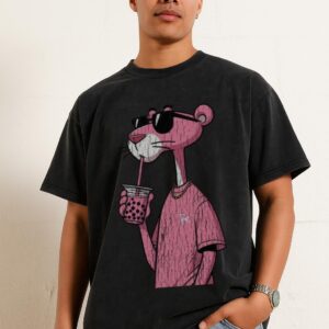 Cute Pink Panther T-Shirt | Classic Cartoon Kids Tee