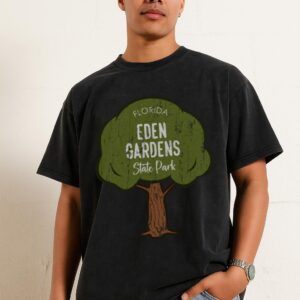 Eden Gardens State Park T-Shirt | Florida Nature & Tree Design