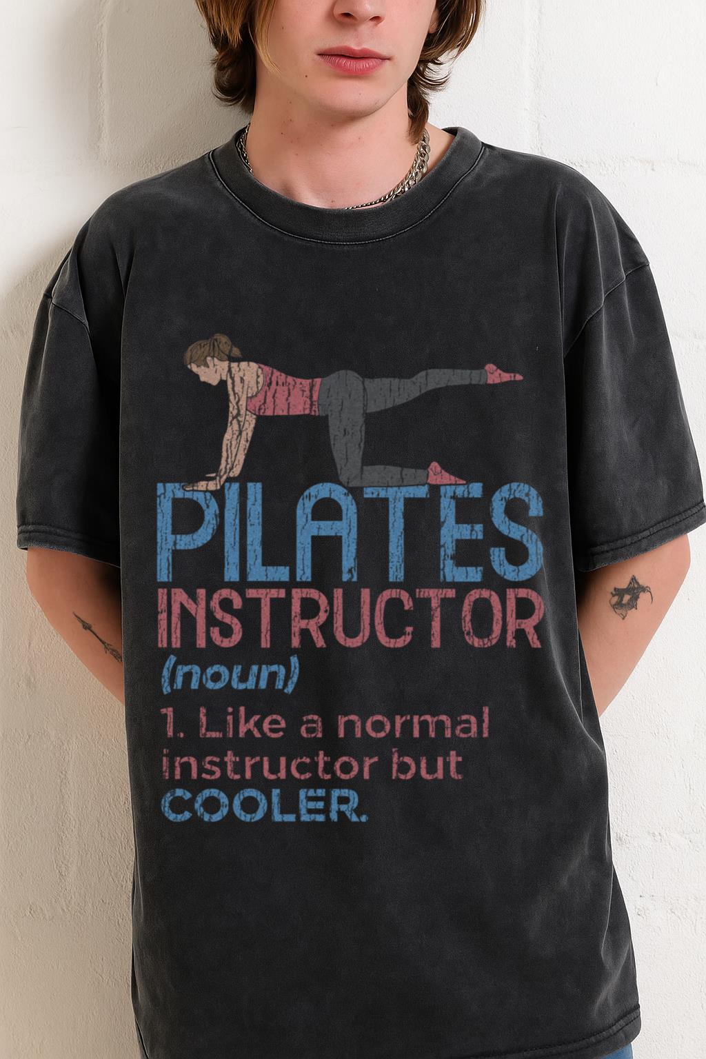 Funny Pilates Instructor T-Shirt | Fitness Exercise Tee - Image 2