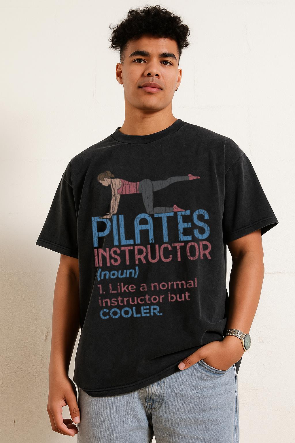Funny Pilates Instructor T-Shirt | Fitness Exercise Tee