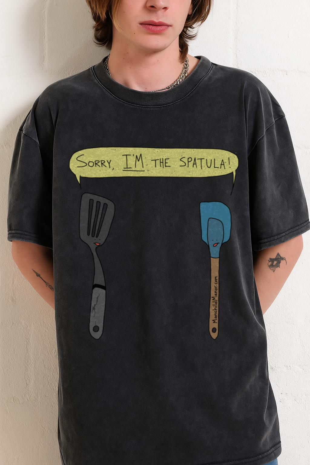 Funny Spatula T-Shirt: Who's The Spatula? | Kitchen Humor Tee - Image 2