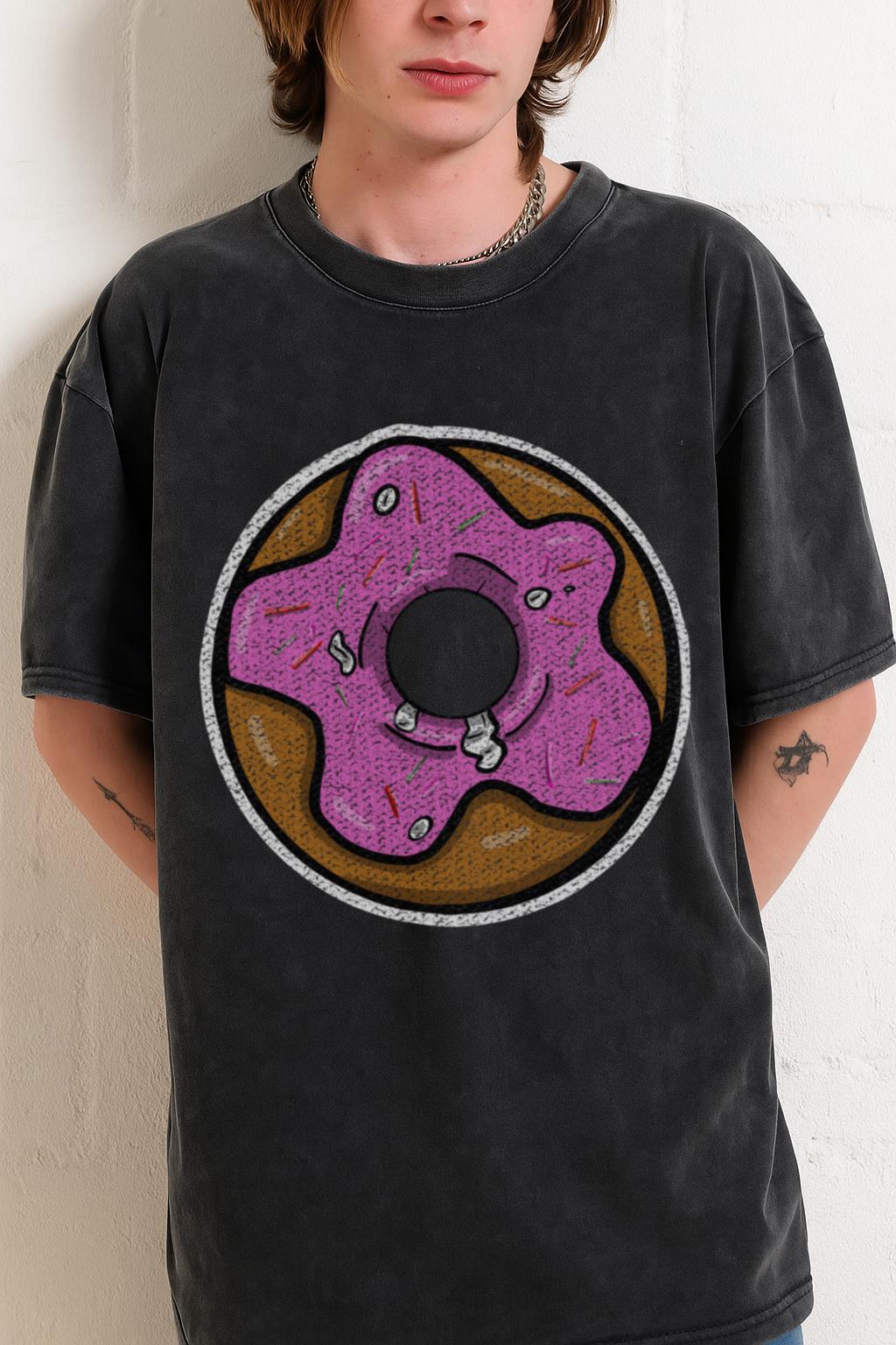 Funny Strawberry Donut Innuendo T-Shirt | Naughty Comedy Tee - Image 2