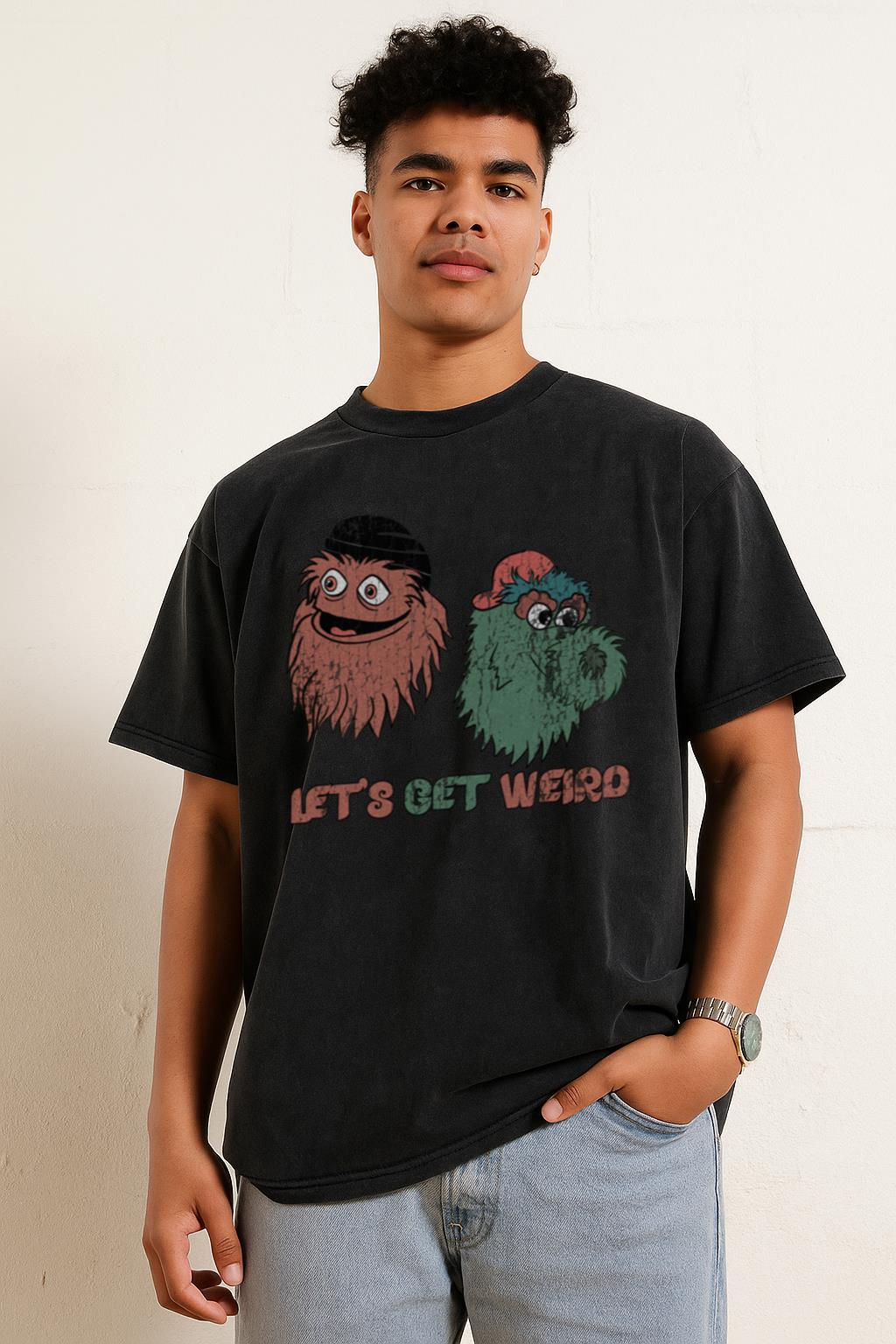 Gritty & Phanatic T-Shirt | Philly Sports Mascot Fan Tee