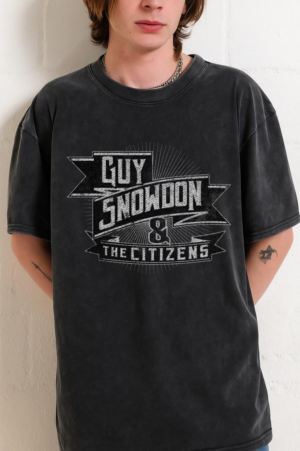 Guy Snowdon & The Citizens T-Shirt | British Rock Band Tee - Image 2