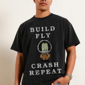 Kerbal Space Program T-Shirt | Build Fly Crash Repeat KSP Tee Kerbal Space Program T-Shirt | Build Fly Crash Repeat KSP Tee