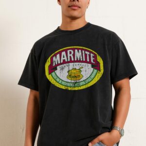 Marmite Logo T-Shirt | British Food Fan Yeast Extract Tee