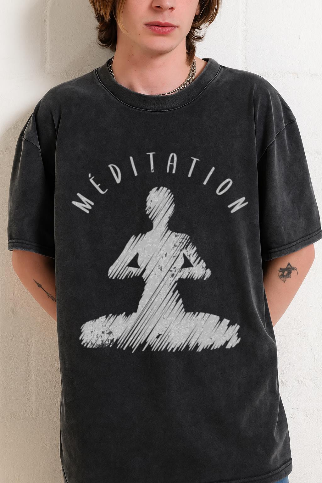 Meditation Zen T-Shirt | Spiritual Yoga & Mindfulness Tee - Image 2