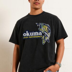 Okuma Fishing Japan T-Shirt | Acid Wash Angler Tee Okuma Fishing Japan T-Shirt | Acid Wash Angler Tee