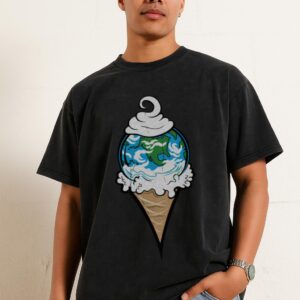 Planetary Dessert T-Shirt | Space Ice Cream Acid Wash Tee Planetary Dessert T-Shirt | Space Ice Cream Acid Wash Tee