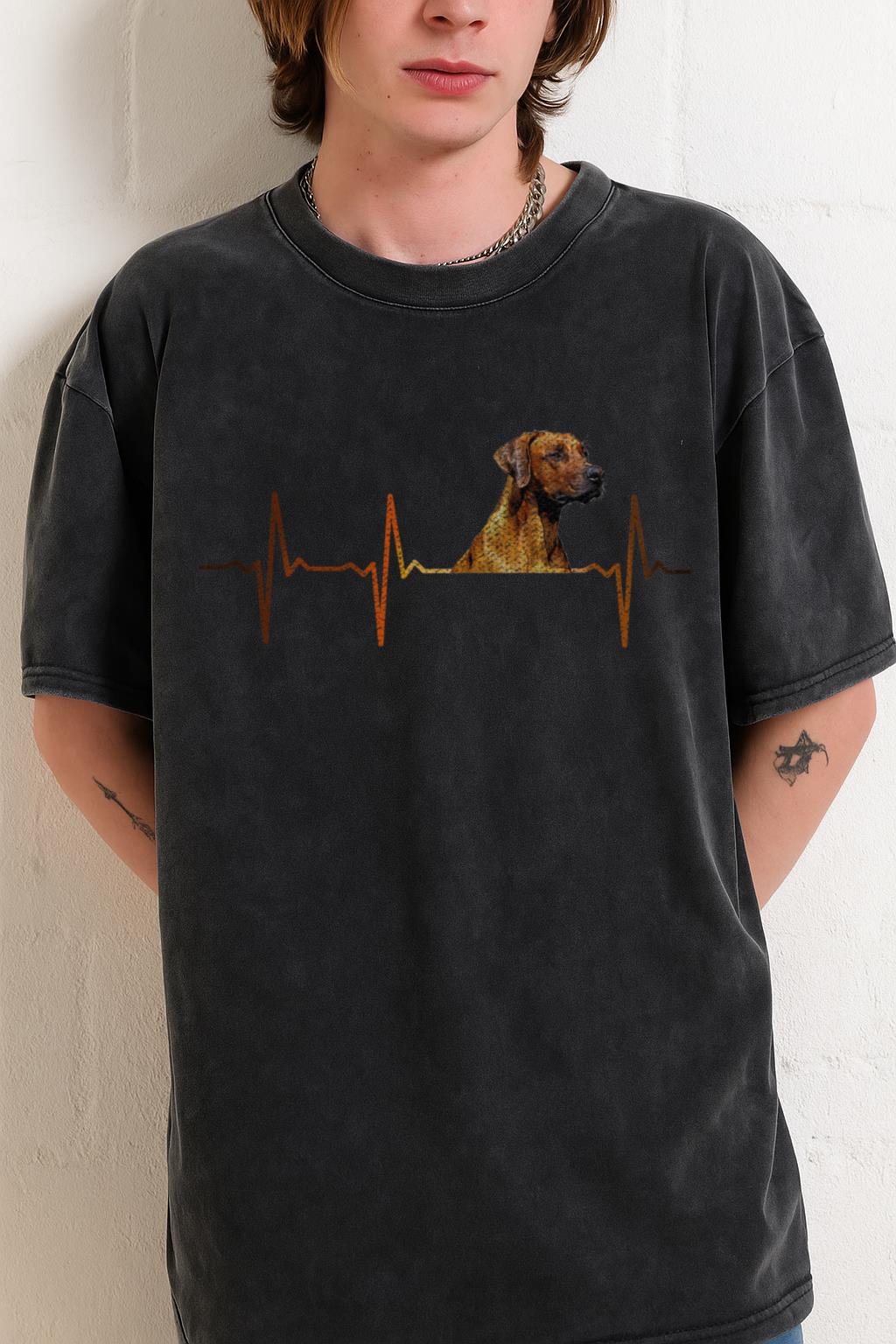 Rhodesian Ridgeback Dog Lover T-Shirt | Funny Dog Mom Gift - Image 2