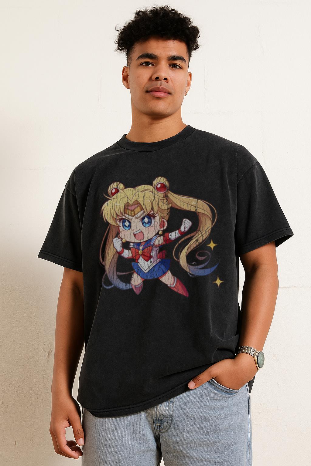 Sailor Moon Chibi T-Shirt | Cute Anime Manga Fan Art Tee