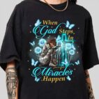 CustomWarriorOfGodWhenGodStepsInMiraclesHappen-PersonalizedChristianGiftT-Shirt1.jpg