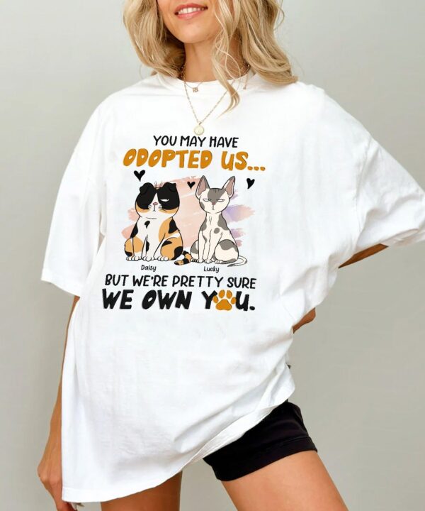 PersonalizedFunnyCatYouMayHaveAdoptedUsT-Shirt2.jpg
