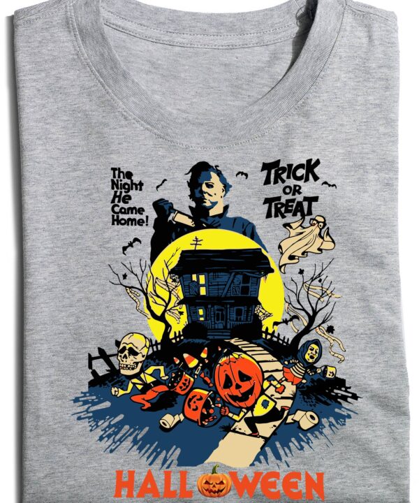 SpookyNightTrickOrTreatHauntedHouseHalloweenT-Shirt2.jpg
