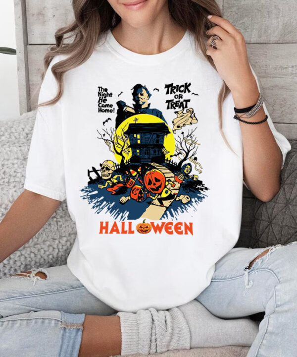 SpookyNightTrickOrTreatHauntedHouseHalloweenT-Shirt3.jpg