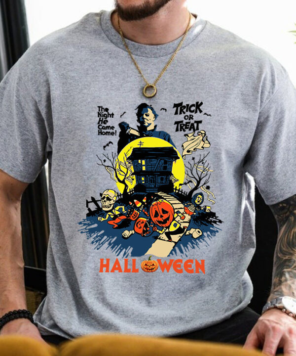 SpookyNightTrickOrTreatHauntedHouseHalloweenT-Shirt6.jpg