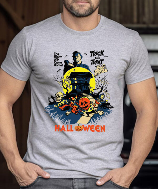 SpookyNightTrickOrTreatHauntedHouseHalloweenT-Shirt7.jpg